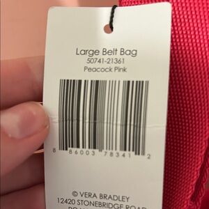 Vera Bradley Crossbody Bag in Peacock Pink